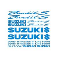 Stickers Suzuki 600 bandit S Ref: MOTO-115 Bleu ciel