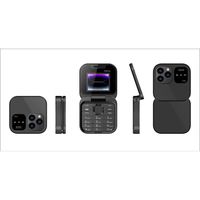 Mafam téléphone portable i16 pro  pliable et Senior- Noir