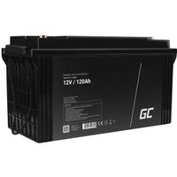 GreenCell® Rechargeable Batterie AGM 12V 120Ah accumulateur au Gel Plomb Cycles sans Entretien VRLA Battery étanche