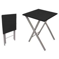 Table pliante, 48 cm, noir
