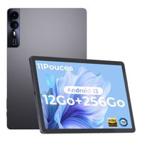Tablette Tactile - HOTWAV Pad 11 FHD 8000mAh 6Go+256Go Octa Core 16MP+8MP 4G Dual SIM Face ID 5G/2.4G WiFi Tablette PC-Titanium