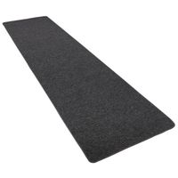Strong - Tapis long Noir Gris - 100x400 cm