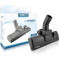Brosse pour aspirateur Wessper 32mm compatible avec Electrolux Philips Rowenta Vax Aeg - Noir