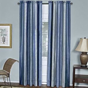 PARTITION Achim Home Furnishings Blue Ombre Window Curtain P