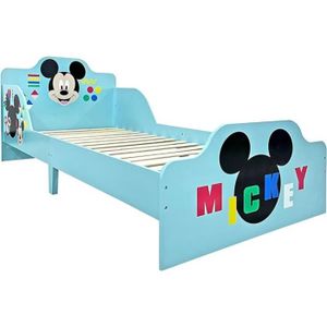 STRUCTURE DE LIT Lit à une place en bois Disney Mickey Mouse - Disney - Mickey Mouse - Multicolor - Bleu