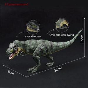 FIGURINE - PERSONNAGE Tyrannosaure-3 - Jouet de Simulation de dinosaure 