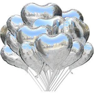 Ballon Coeur Noir D'Aluminium Baudruche En Forme De Coeur 20 Pièces 45 Cm  Décoration Fête De Noël Saint Valentin Fiançailles[J3732] - Cdiscount Maison