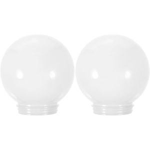 APPLIQUE  Applique Globe Luminaire en Acrylique Blanc - 2 Pièces - Extérieur - Adulte - A tableau