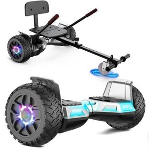 HOVERBOARD Hoverboard Tout Terrain 8.5 Pouces + Hoverkart Noi