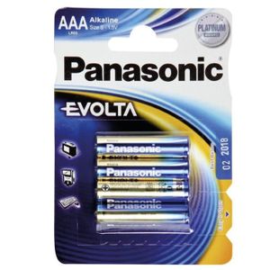 PILES Pile Alcaline Panasonic LR03 AAA EVOLTA