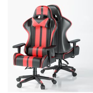 SIÈGE GAMING Bigzzia chaise gaming ergonomique avec Appuie-tête