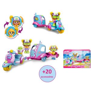 FIGURINE - PERSONNAGE Pinypon - Coffret Moto My Puppy and me - GPTOYS - Multicolore - Fille - Mix & Match