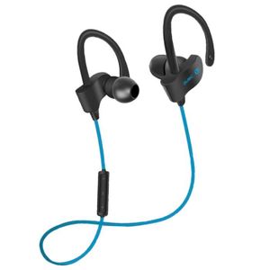 CASQUE - ÉCOUTEURS Écouteurs-boutons Sans Fil Bluetooth Universal Sports Pour Le Travail De Course Bleu