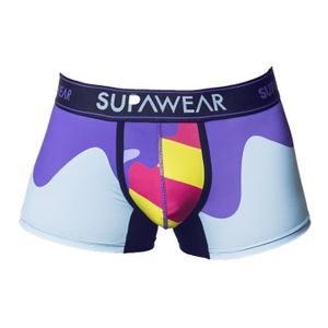 BOXER - SHORTY Supawear - Sous-vêtement Hommes - Boxers Homme - Sprint Trunk Bubblegum - Violet