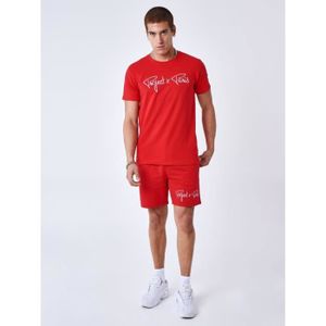 Short Project X Paris Bande Colorée - Bermuda Homme Taille XL Noir