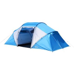 TENTE DE CAMPING Outsunny Tente de camping familiale 4-6 personnes 
