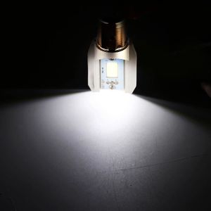 PHARES - OPTIQUES Pwshymi Ampoule de phare COB BA20D moto phare LED 