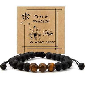 BRACELET - GOURMETTE Idee Cadeau Bracelet Grand Pere Copain Copine Mari