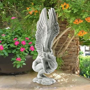 YOSOO Statue d'ange Figurine D'ange, Pray Angel Statue Gypsum Artware, pour  Chambre à Coucher, étude, Bureau, établi et Décoration - Cdiscount Maison