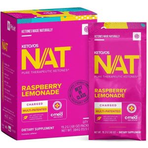 COMPLEMENTS ALIMENTAIRES - SILHOUETTE PRUVIT Keto//OS Nat Pure Ketones Framboise Limonade. 20 sacs (Framboise Limonade.)