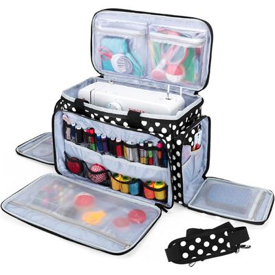 Luxja Sac Machine à Coudre avec Plusieurs Poches, Étui