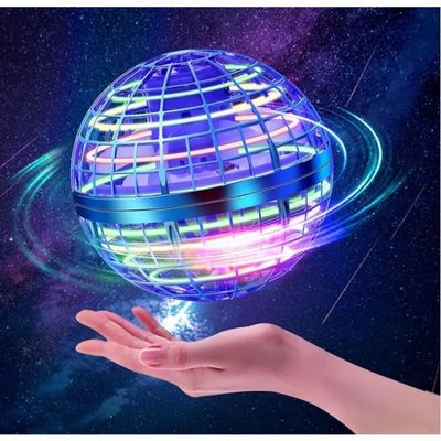 Mini Drone Boule Volante Lumineuse LED Pour Enfant - Jouet à Induction Infrarouge Rechargeable - Cadeau Garçon Fille 8 Ans+