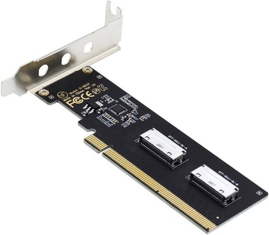 Adaptateur Carte Graphique Externe PCIe 1X Vers 16X | Câble USB 3.0 60 Cm | Alimentation 6 Broches | Pour Mining & Gaming