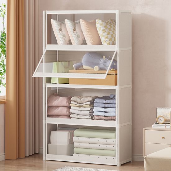 Étagère Bibliothèque à 4 Niveaux Pratique et Décorative