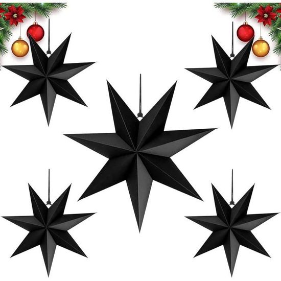 Etoile Papier À Suspendre,Etoile Papier Deco Suspendre,Etoile Noel