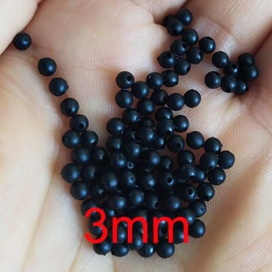 Perles De Pêche Lumineuses en Caoutchouc Souple, Flottantes, Vertes Fluorescentes, Diamètre 6mm, 200 Pièces