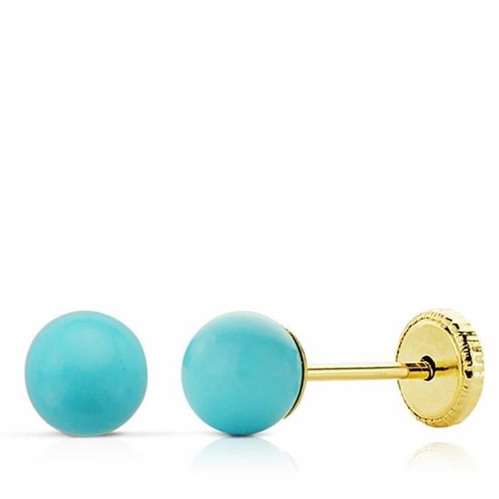 10k or Massif Zircone Boucle d/'oreille à Vis 3 x 5 mm Arrière Boucle d/'oreille