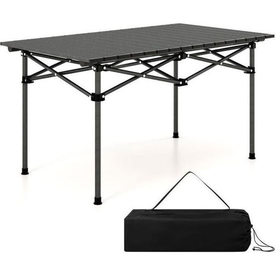 Table De Camping Pliante PORTAL Avec Placard – Aluminium Composite, Portable, 50 Kg De Charge, Idéale Pique-nique Et Jardin - 8