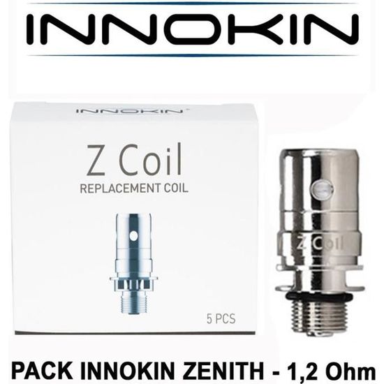 5 rsistances INNOKIN ZENITH Z COIL 1,2 Ohm pour les clearomiseurs ZENITH, ZLIDE et ZLIDE 24 d'INNOKIN. AUTHENTIQUE - Cdiscount Au quotidien 5 rsistances INNOKIN ZENITH Z COIL 1,2 Ohm pour les clearomiseurs ZENITH, ZLIDE et ZLIDE 24 d'INNOKIN. AUTHENTIQUE - Cdiscount Au quotidien