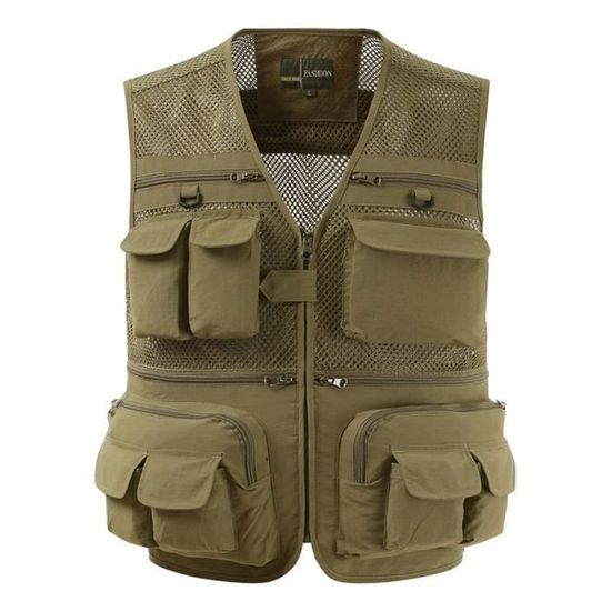 GILET GARBOLINO MOUCHE COURT M/ L/ XL – Pêcheur Maroc