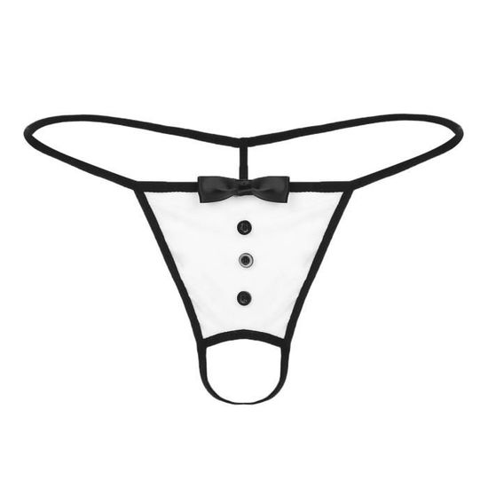 RUNQHUI Homme Mini String Ficelle Slip Gay Tanga Slip Panties