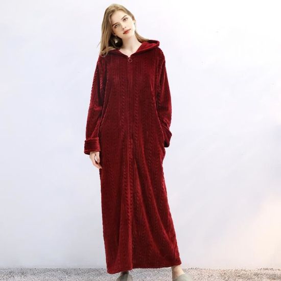 Pyjama Femme Hiver - Flanelle Polaire Chaude, Confortable, Pour Nuit Et Maison
