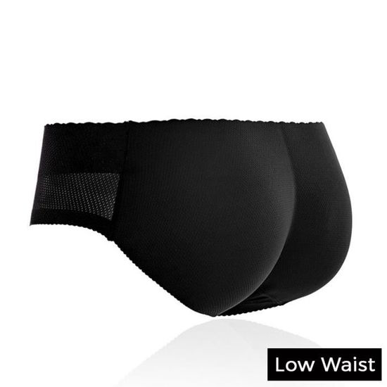 Culotte Push Up Rehausseur De Fesses Femme - Maille Sans Couture - Marron - Taille M-XL