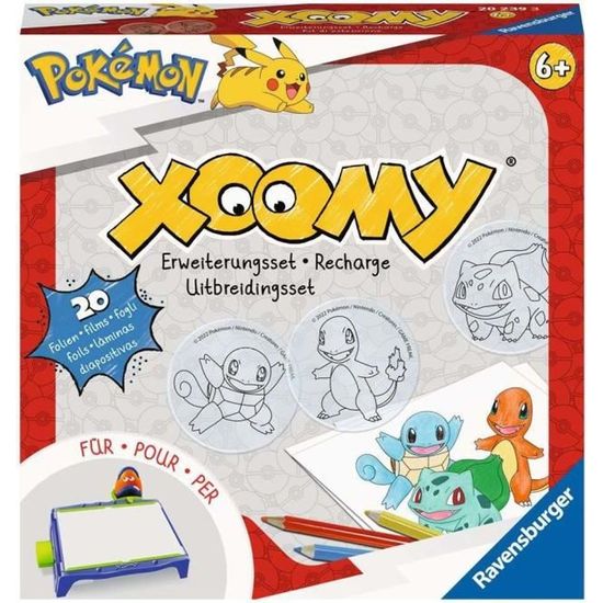 Recharge Xoomy® Pokémon Ravensburger - Jaune/Blanc/Noir - 20 films-modèles  inclus - Cdiscount Jeux - Jouets