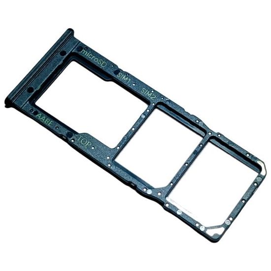 Tiroir Carte SIM De Remplacement Pour Oppo A12 - Noir - Compatible Avec Toutes Les Opérateurs - Inclut Aiguille SIM - 2