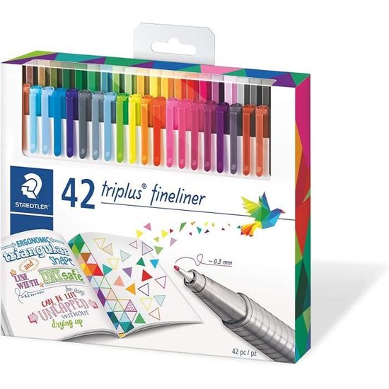 Staedtler Noris 325 - Étui Carton 24 Feutres Colorés Pointe