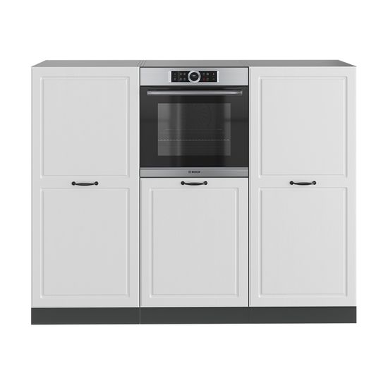 Meuble cuisine R-Line, 60cm avec tiroir, PT Anthracite, Bleu-gris