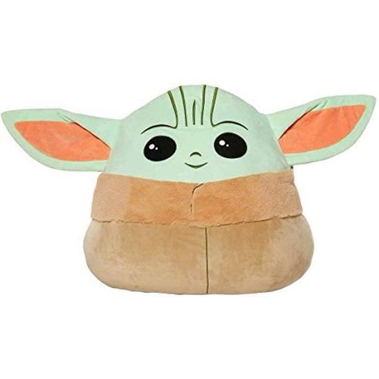 Plus grande peluche Baby Yoda de 25,4 cm, poupée en peluche Baby Yoda,  oreiller Baby Yoda, cadeau pour enfants, belle décoration pour salon,  chambre, décoration de voiture (22,9 cm)