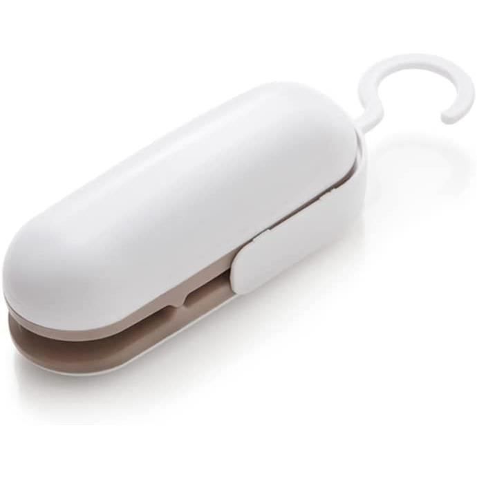 NHQZ Scelleur De Sacs Mini Et Rechargeable – Design Canard, Portable, 2-en-1 Scelle Et Coupe