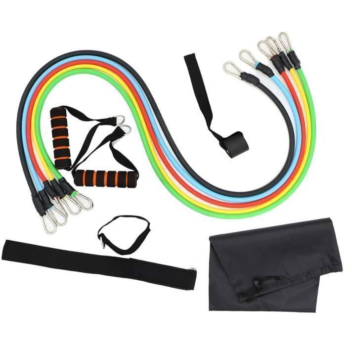 Lot de 15 X 12 Piece Resistance Bands d'exercice Sangle De Yoga Bande Elastique Pilates Extenseurs Tube De Résistance pour Fitness