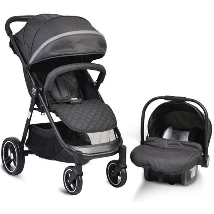 Cangaroo - Poussette combinée - duo 2 en 1 avec siège auto - Sindy