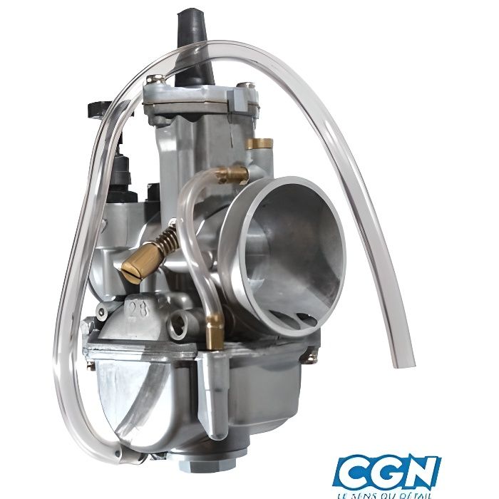 13496091/CARBU TYPE PWK 28 AVEC POWER JET (BOISSEAU PLAT/STARTER TIRETTE)