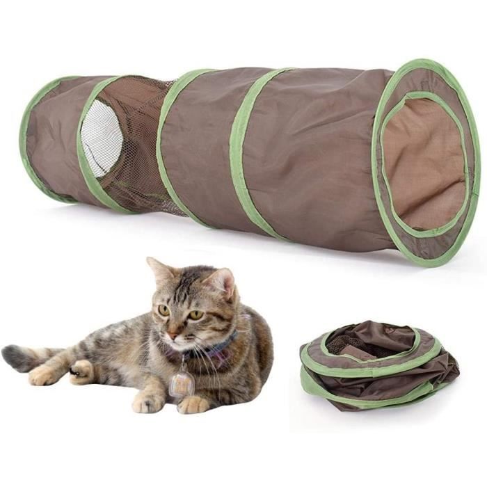 Lizefang Tunnel De Chat Pliable, Lit pour Animaux De Compagnie Chat Canal Quatre Saisons Universel Drôle Tente Pliante C 302940