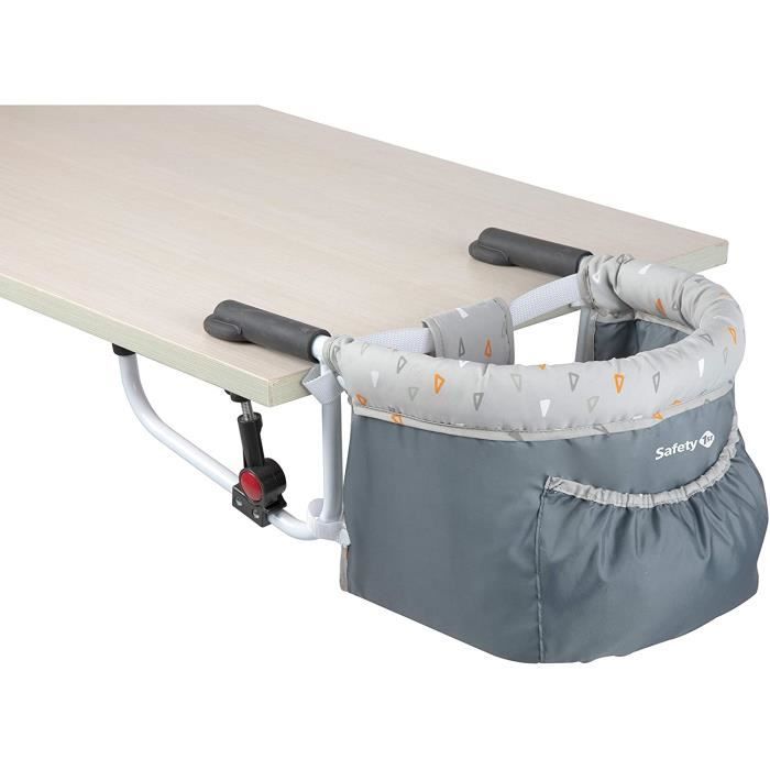 CHAISE BEBE TABOURET BEBE y 1st Smart Lunch Chaise de Table Compacte Pliable 6 Mois agrave 3 5 Ans Warm Gray 15 kg 2728191000154