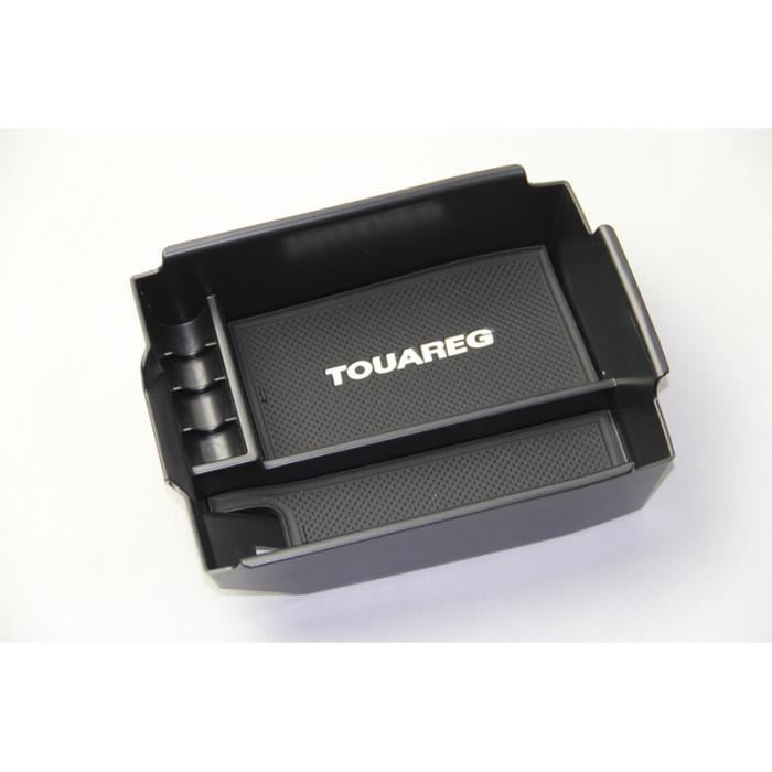 Accessoires auto intérieurs,Accoudoir Central boîte de rangement pour VW Touareg 2019, conteneur organisateur plateau - Type Black