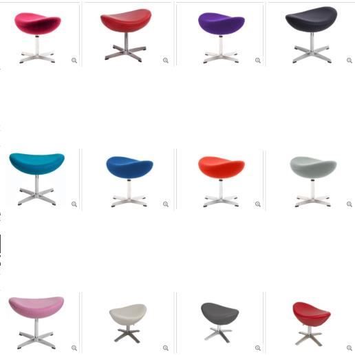 Ottoman egg Arne Jacobsen Replica Laine Cachemire Cuir Artificiel Choix